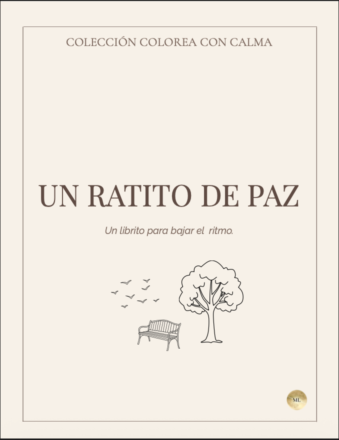 Un ratito de paz | Libro digital para colorear