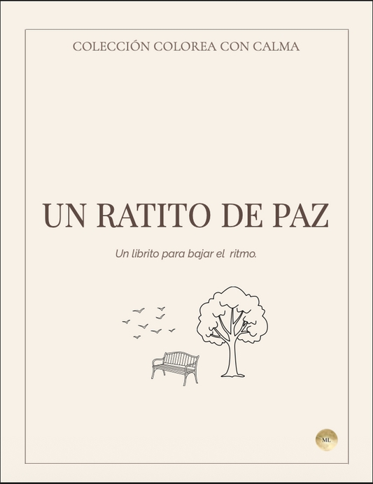 Un ratito de paz | Libro digital para colorear